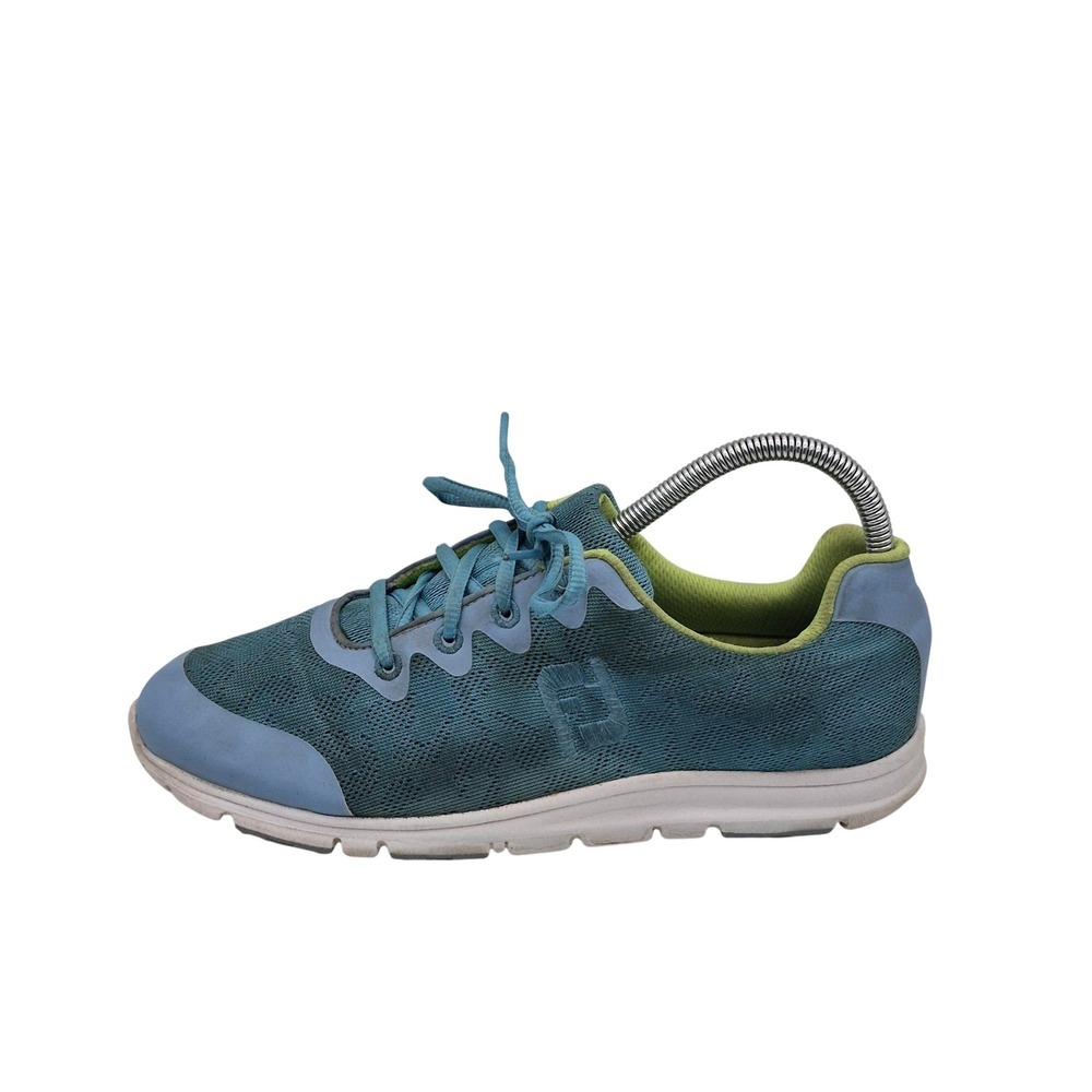 FootJoy Shoes Womens Size 7.5 Blue Mesh Low Top Athletic‎ Golf Sneakers 95702